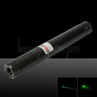 500mW 532 nm Green Beam Light Adjustable Focus Tailcap Switch Rechargeable Straight Laser Pointer Pen Black