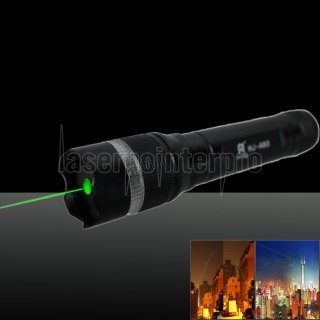 Style Noctilucent 200MW 532nm vert faisceau de lumière unique point lumineux Mise au point réglable extensible rechargeable poin