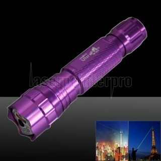 LT-501B 100mw 532nm Green Beam Light Dot Light Style Rechargeable Laser Pointer Pen with Charger Purple