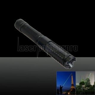 0889LGF 1000mW 532nm grüne Lichtstrahl Licht Separate Kristall Laserpointer Kit Schwarz