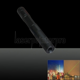 Style de Lumière Dot 150mW 532nm faisceau vert clair Separated cristal rechargeable stylo pointeur laser Set Black