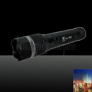 LT-85 500mw 532nm Green Beam Light Noctilucent Stretchable Adjustable Focus Laser Pointer Pen Black