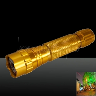 501B de 300mW 650nm Rojo Puntero Láser Luz Pen Kit de Oro