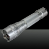 LT-501B 200mw 405 nm purpúreo claro solo punto de luz Estilo recargable Laser Pointer Pen Set Plata