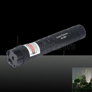 LT-81 100mW 532nm grüne Lichtstrahl-Licht Einzel Punkt-Art-Stretchable einstellbarer Fokus Wiederaufladbare Laserpointer Schwarz