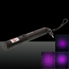 200mW 405nm Penna puntatore laser a raggio singolo blu e viola stellato 2-in-1 con raggio singolo e nero