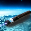 301 5000mW 450nm Blue Beam Kit de caneta ponteiro laser de ponto único com carregador e chaves Preto