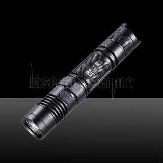 Nitecore 1000LM P12 XM-L2 U2 Lampe de poche étanche LED forte lumière noire