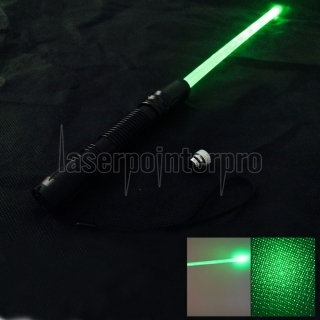 La luz verde de 300mW 532nm con láser Espada Negro
