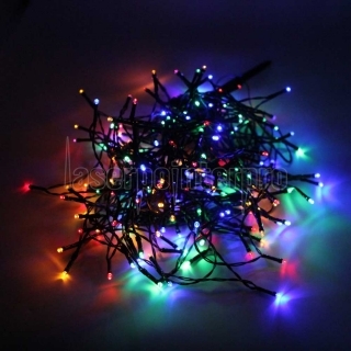 Luz de la secuencia de la energía solar de la decoración de la Navidad de la luz al aire libre ligera colorida de 200 LED LED