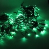 Luz de la secuencia de la energía solar de la prenda impermeable al aire libre de la decoración de la Navidad de 200-LED luz verde