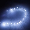 2M-20L-4.5V-1.2W Silver Wire Battery Powered Ordinary String Lights without Fixed Shape White