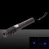 5000mW 450nm Light Blue Single-ponto Cigarro Estilo Zoomable Regulável Aço Inoxidável Lighter Laser Pointer Preto