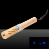 5000mW 450nm Blue Light Single-point Style Zoomable Dimmable Stainless Steel Cigarette Lighter Laser Pointer Golden