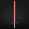 Simulación de Star Wars Cruz 47 "Silver Sable de luz de efectos de sonido de la luz roja del estilo del metal Espada láser