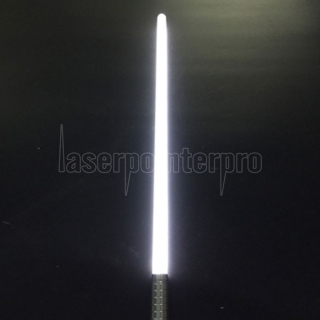 Newfashioned Sound Effect 40 "Star Wars Lightsaber White Light Laser Espada de Prata