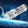 UKing ZQ-15 3000mW 445nm bleu faisceau point unique zoomable stylo pointeur laser argent