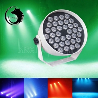 UKing ZQ-B30 36-LED RGB Single Light Self-propelled Master-slave Voice-activated Stage Light White
