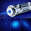 UKing ZQ-15USB Built-in Battery USB 2000mW 445nm Blue Beam Zoomable Laser Pointer Pen Silver