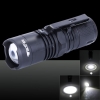 Tactfire 1 x LED 4-Mode Focando Lanterna Elástica com Display Luminoso Preto