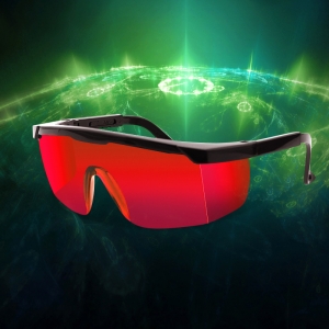 UKing ZQ-YJ04 520-532nm Green Laser Pointer Eyes Protective Eyewear Goggles Red
