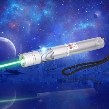 5000mW 532nm verde ponteiro laser caneta prata cinza
