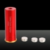 650nm Bullet Shape Laser Pen Rosso 3 x LR44 Batterie Cal: 12GA Red