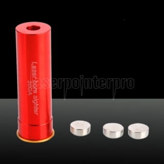 650nm Bullet Shape Laser Pen Rouge Light 3 x LR44 Batteries Cal: 20GA Rouge