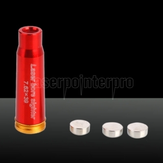650nm Cartuccia Rosso Punto Laser Sighter Laser Bore 3 x LR41 Batterie Cal: 7.62 * 39R Rosso