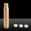 650nm Cartridge Red Laser Bore Sighter Laser Pen 3 x LR41 Batteries Cal: 8MM Brass Color