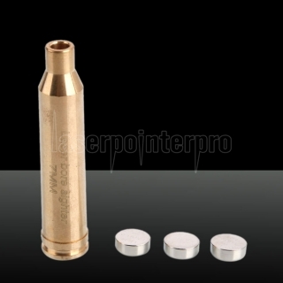650nm Bullet Form Laser Pen Red Light 3 x AG9 Batterien Cal: 7MM Messing Farbe