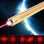 10000mW 650nm Feixe De Luz Vermelho Superhigh Power Laser Pointer Pen Kit De Ouro