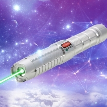 Tuta da puntatore laser ad alta potenza con testa verde verde ad alta potenza 10000mW Argento