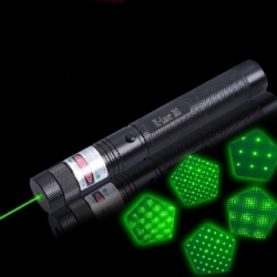 Laser 303 10000mW Professioneller grüner Laserpointeranzug mit Ladegerät Schwarz