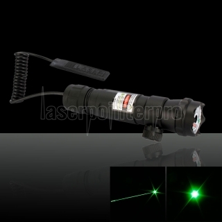 3 in 1 100mW 532nm Green Laser Sight with Gun Mount TS-F06 Black (with one 16340 battery)