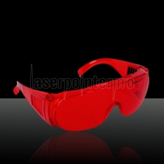 200-560nm laser yeux lunettes protectrices de lunettes rouge avec tissu de lunettes