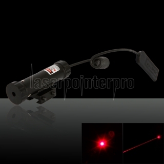 5mW 650nm Hat-shape Red Laser Sight with Gun Mount Black (8803)