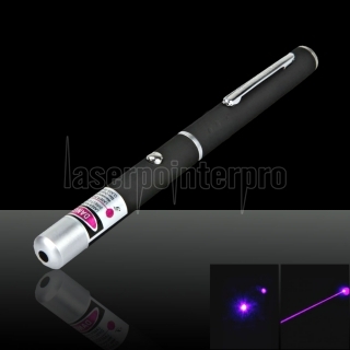 Penna puntatore laser viola chiaro con raggio di 5 mW 405 nm