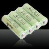 Baterías UltraFire 4pcs AAA 1.2V 1500mAh Ni-MH recargables