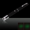 50mW Kaleidoscopic grünen Laserpointer mit 3LED Light Black