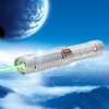 2000mW High Power Attacked Head Green Light Laser Pointer Suit Silver