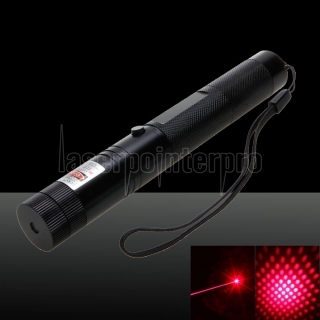 Laser 303 200mW Costume de pointeur laser rouge professionnel avec chargeur noir