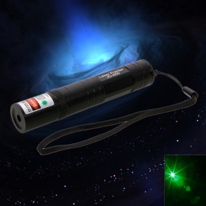 200mW Professional Green Laser Pointer Suit with Charger Black (850)