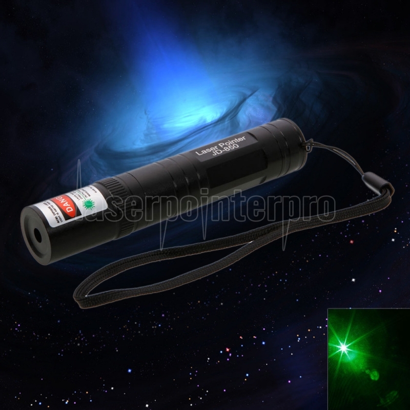 Costume de pointeur laser vert professionnel 200 mW avec chargeur noir  (850) - FR - Laserpointerpro