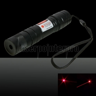 Pointeur laser professionnel rouge de 200 MW avec boîte noire