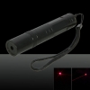 300MW Professional Laser Pointer Vermelho com Caixa (Bateria de Lítio CR123A) Preto
