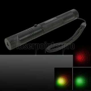 Pointeur Laser Rouge et Vert Professionnel 5MW avec Boîte Noire