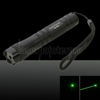5mW Profesional Verde puntero de luz láser con la caja (A Batería CR123A) Negro