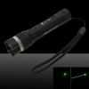 5mW Professionelle grünes Licht Laser-Pointer mit Box (A CR123A Batterie) Schwarz