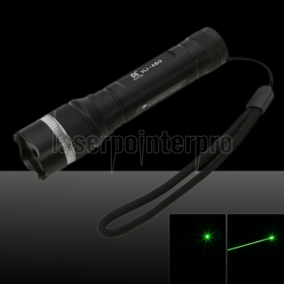 5mW professionale verde della luce laser con la scatola (A batteria CR123A) nero